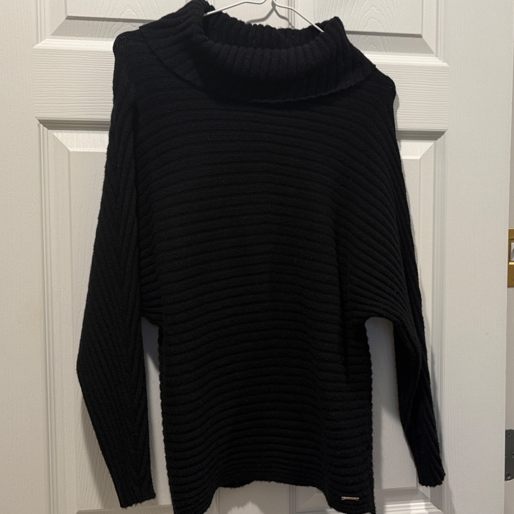 Tahari Black Cowl Neck Women's Sweater